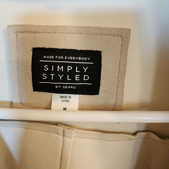 Sears Sude faux Suede jacket size Medium - Picture 3 of 7